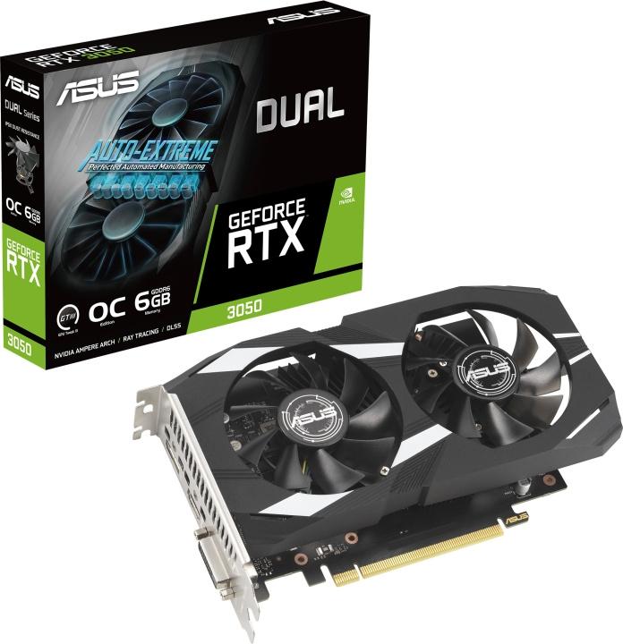 ASUS DUAL GeForce RTX 3050 OC 6 GB-grafikkort