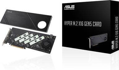 ASUS Hyper M.2 x16 Gen5-kortadaptrar