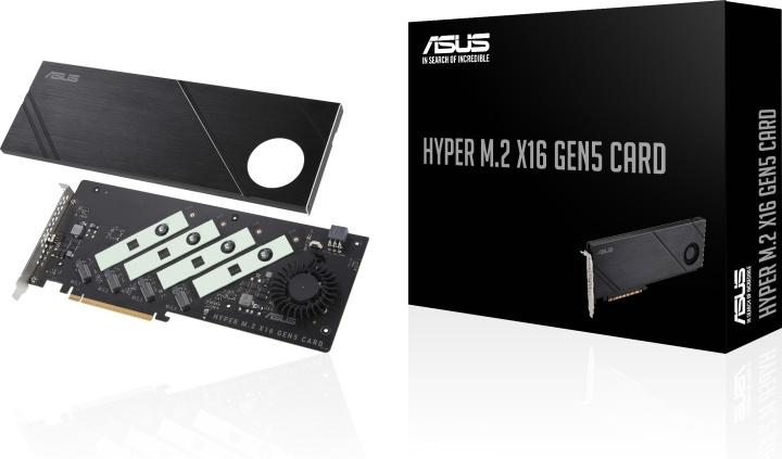 ASUS Hyper M.2 x16 Gen5-kortadaptrar