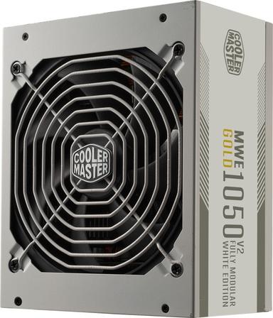 Cooler Master MWE Gold 1050 V2 ATX 3.0 nätaggregat, vit, 1050 W