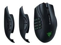 Razer Naga V2 Pro optiskt trådlöst kablage svart