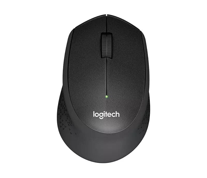 Logitech M330 Silent Plus - Mouse - Optic - 3 knappar - Svart