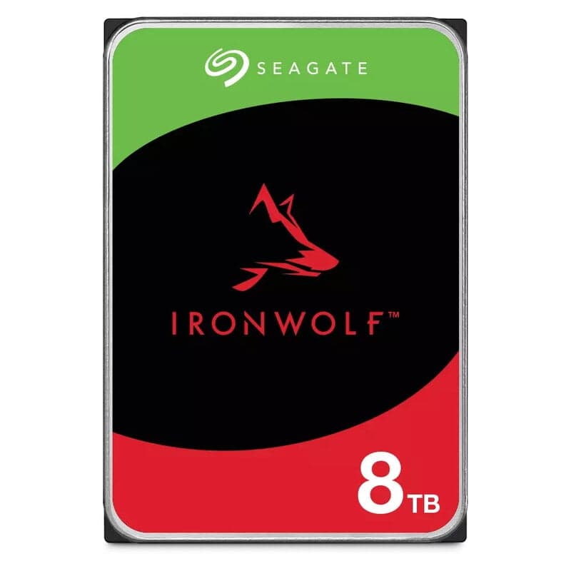 Seagate IronWolf - 8TB - Hårddisk - ST8000VN004 - SATA-600 - 3,5"