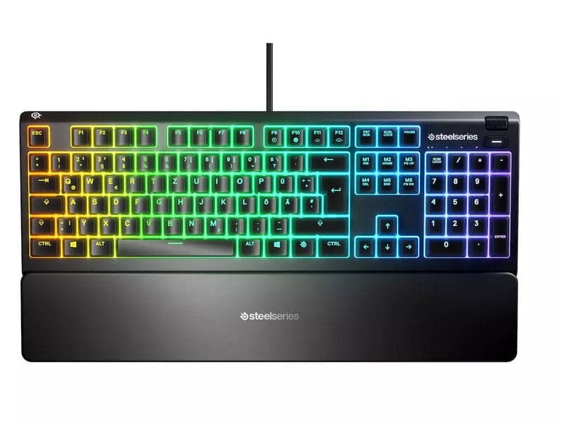 SteelSeries Apex 3 100% - Gaming Tangentbord - Nordisk - Svart