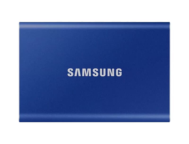 Samsung Portable SSD T7 - 1TB - Blå - Extern SSD - USB 3.2 Gen 2