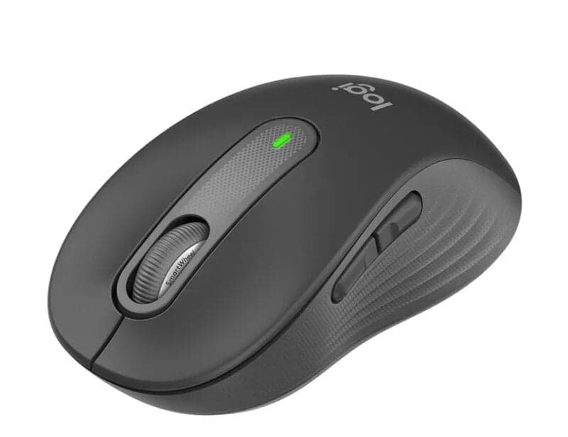 Logitech Signature M650 Large Wireless Graphite - Mouse - Optic - 5 knappar - Svart