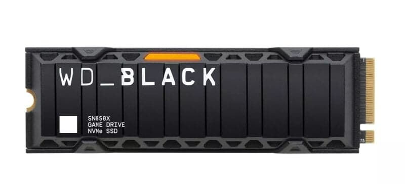 SANDISK WD Black SN850X SSD - 2TB - M.2 2280 - PCIe 4.0 - Med värmespridare