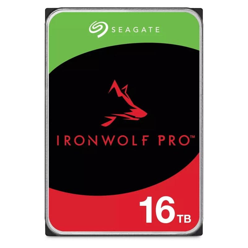 Seagate IronWolf Pro - 16TB - Hårddisk - ST16000NT001 - SATA-600 - 3,5"