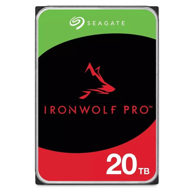 Seagate IronWolf Pro - 20TB - Hårddisk - ST20000NT001 - SATA-600 - 3,5"