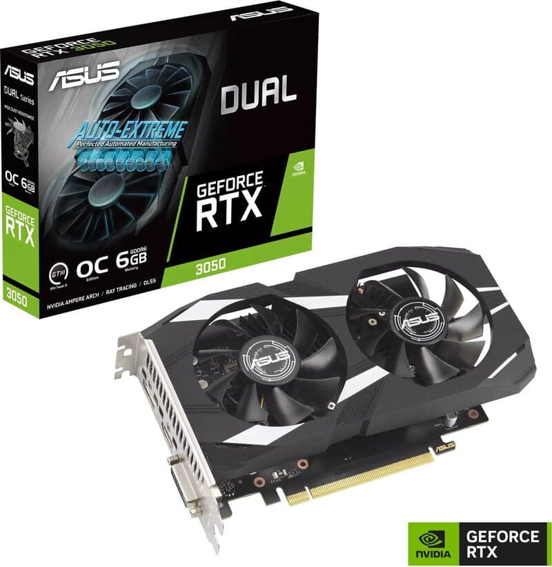 ASUS Dual GeForce RTX 3050 OC