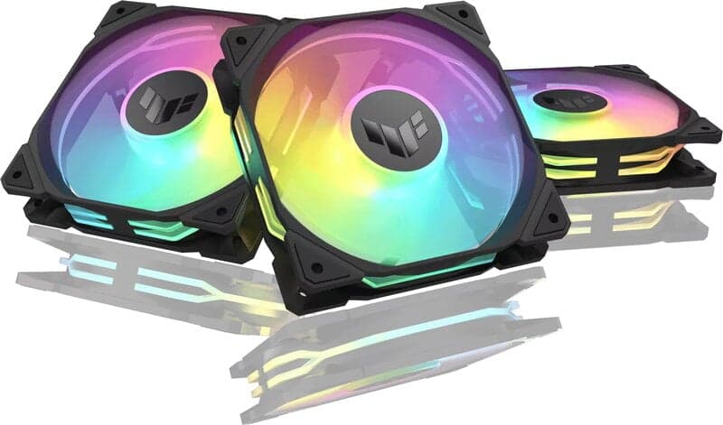 Asus TUF Gaming TR120 ARGB Reverse Fläkt 3pk (svart)