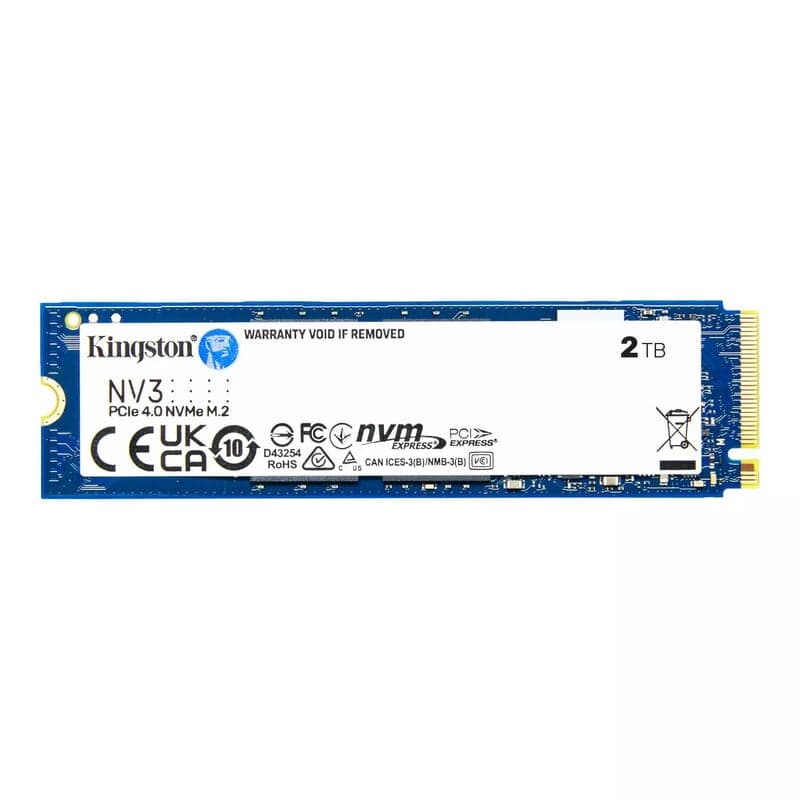 Kingston NV3 SSD - 2TB - PCIe 4.0 - M.2 2280