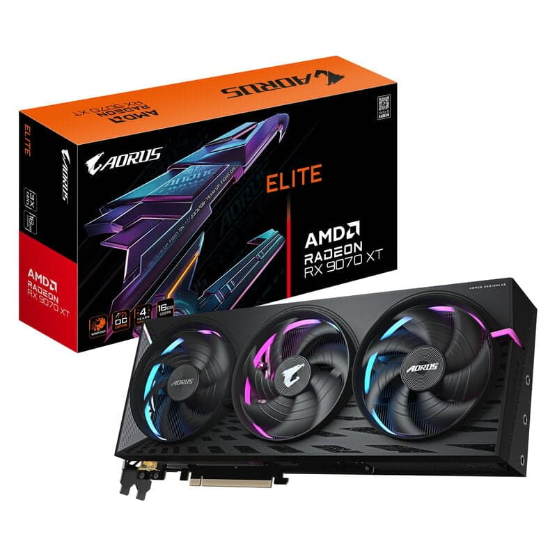 Gigabyte Radeon RX 9070 XT AORUS ELITE 16GB