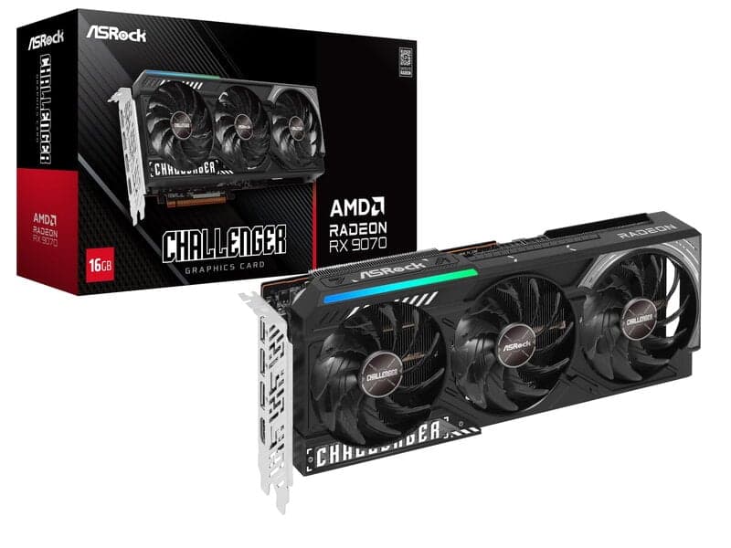 ASRock AMD Radeon RX 9070 Challenger