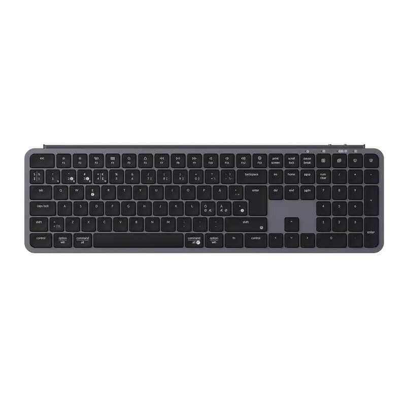 Keychron B6 Pro Ultra-Slim Wireless Keyboard Tri-Mode Space Grey