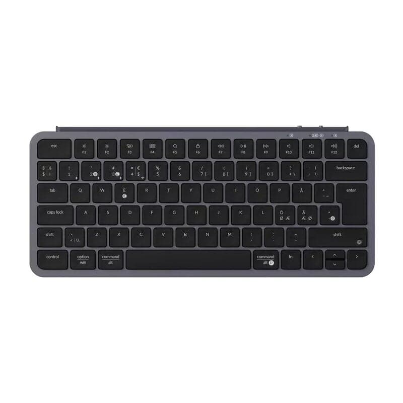 Keychron B1 Pro Ultra-Slim Wireless Keyboard Tri-Mode Space Grey