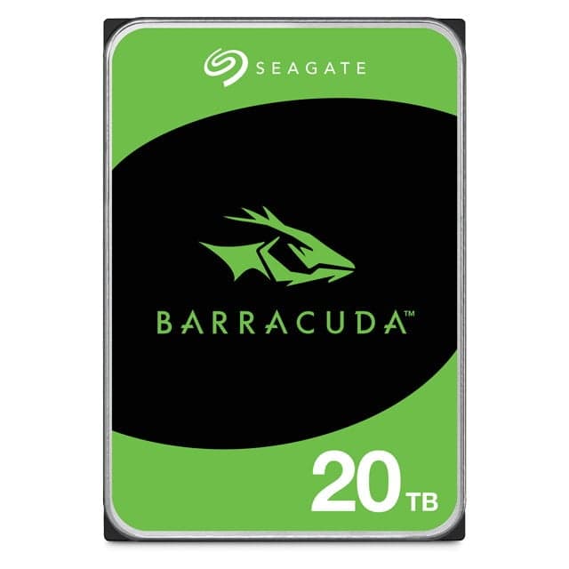 Seagate BarraCuda - 20TB - Hårddisk - ST20000DM001 - SATA-600 - 3,5"