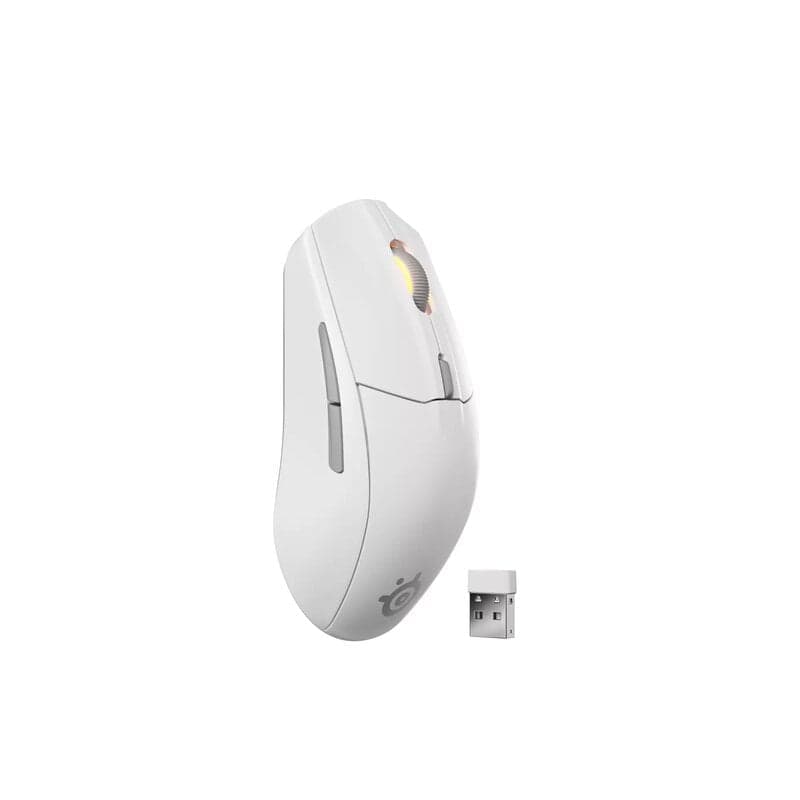SteelSeries Rival 3 Wireless Gen 2 - Gamingmus - Optic - 6 knappar - Vit