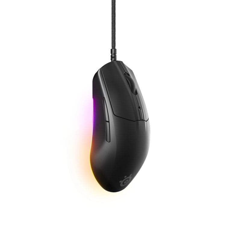 SteelSeries Rival 3 Gen 2 - Gamingmus - Optic - 6 knappar - Svart
