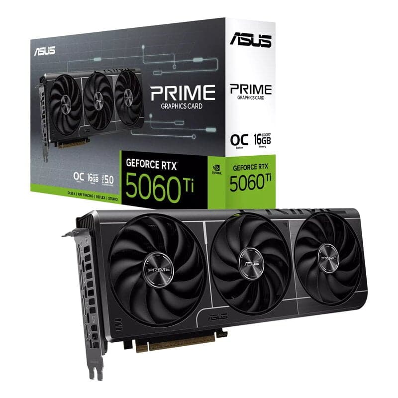 ASUS PRIME-RTX5060TI-O16G grafikkort GeForce RTX 5060 Ti 16 GB GDDR7 OC