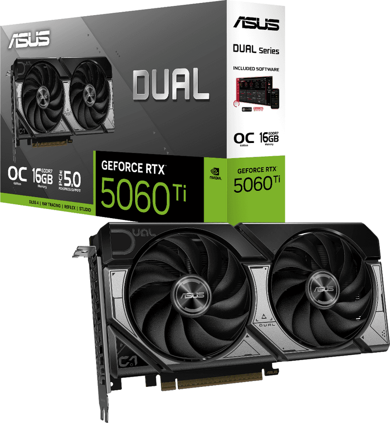 Asus Dual GeForce RTX 5060 Ti OC
