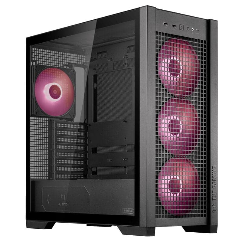 Asus TUF GAMING GT302 TG ARGB Mid Tower (svart)