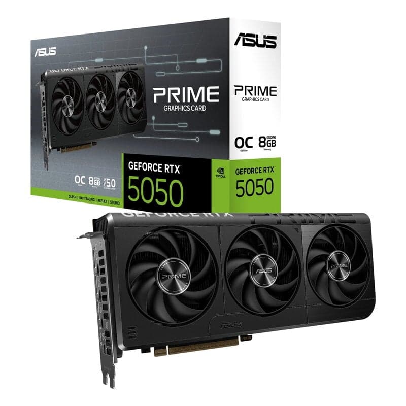 ASUS PRIME GeForce RTX™ 5050 8GB GDDR6 OC Edition