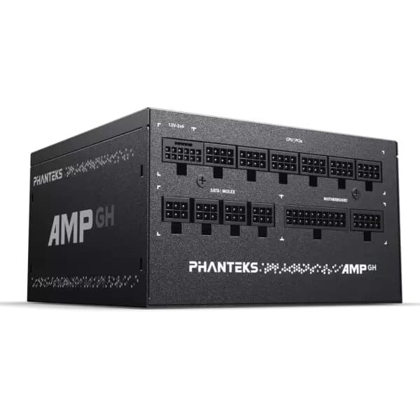 Phanteks AMP GH 1000W Platinum / ATX 3.0 / PCIe 5.0 / Fully Modular - Black