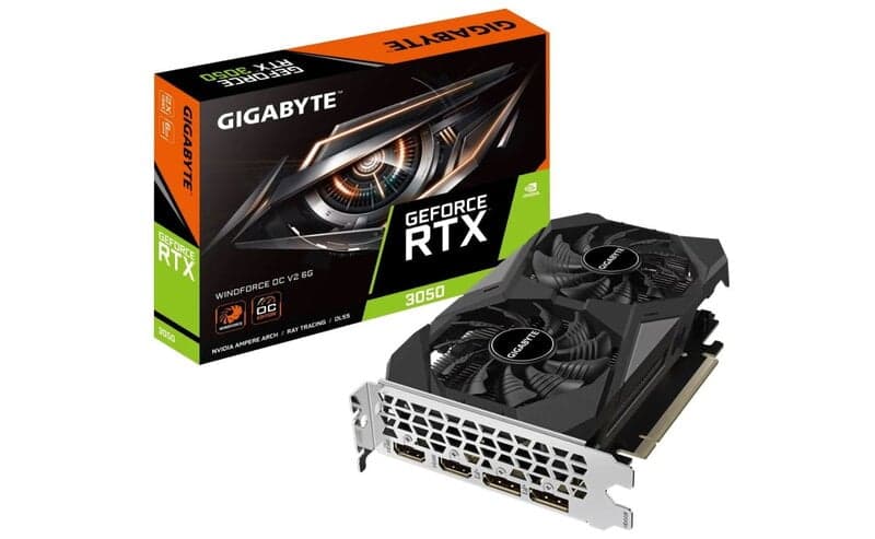 Gigabyte Geforce RTX 3050 WINDFORCE V2 6GB OC