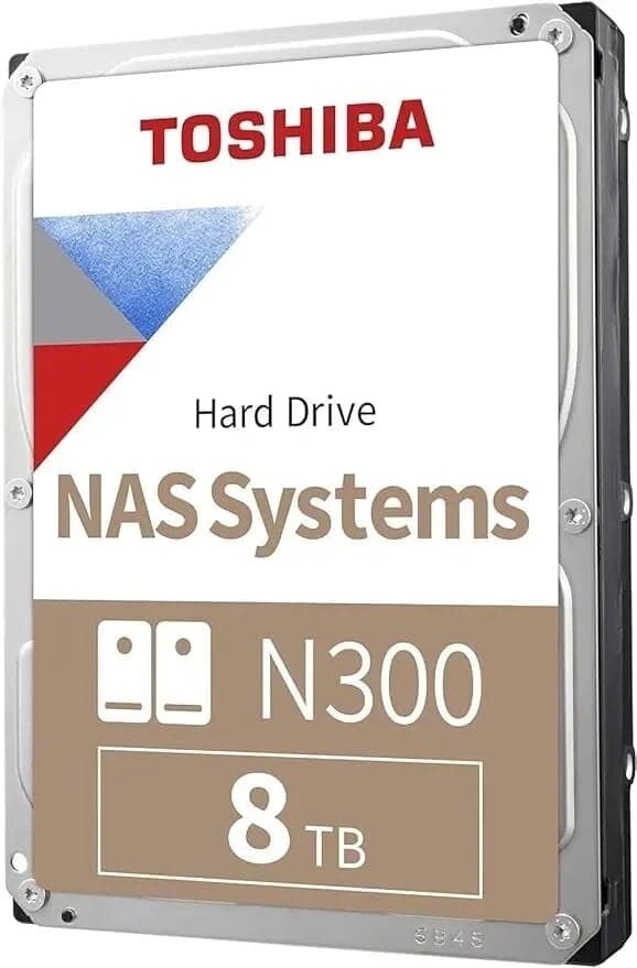 Toshiba N300 NAS 8TB / 7200RPM / 512MB / MN10ADA800S