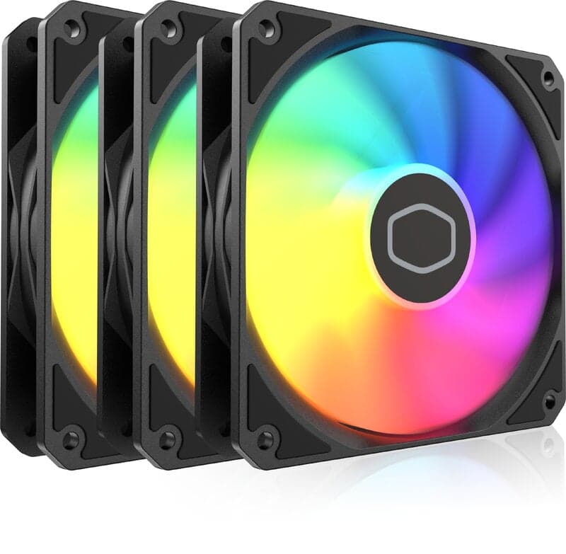 Cooler Master MF120 Lite ARGB 3-Pack - Svart