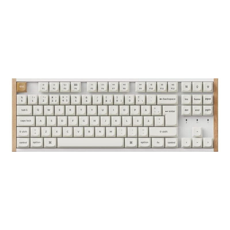 Keychron K8 HE SE Wireless Tri-Mode - Gaming Tangentbord - Nordisk - Vit