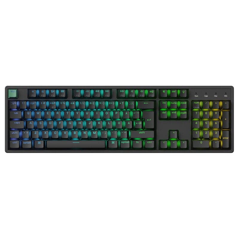 Keychron K10 HE Wireless Tri-Mode Hot Swap QMK Gateron 2.0 - Purple Magnetic Switch Black