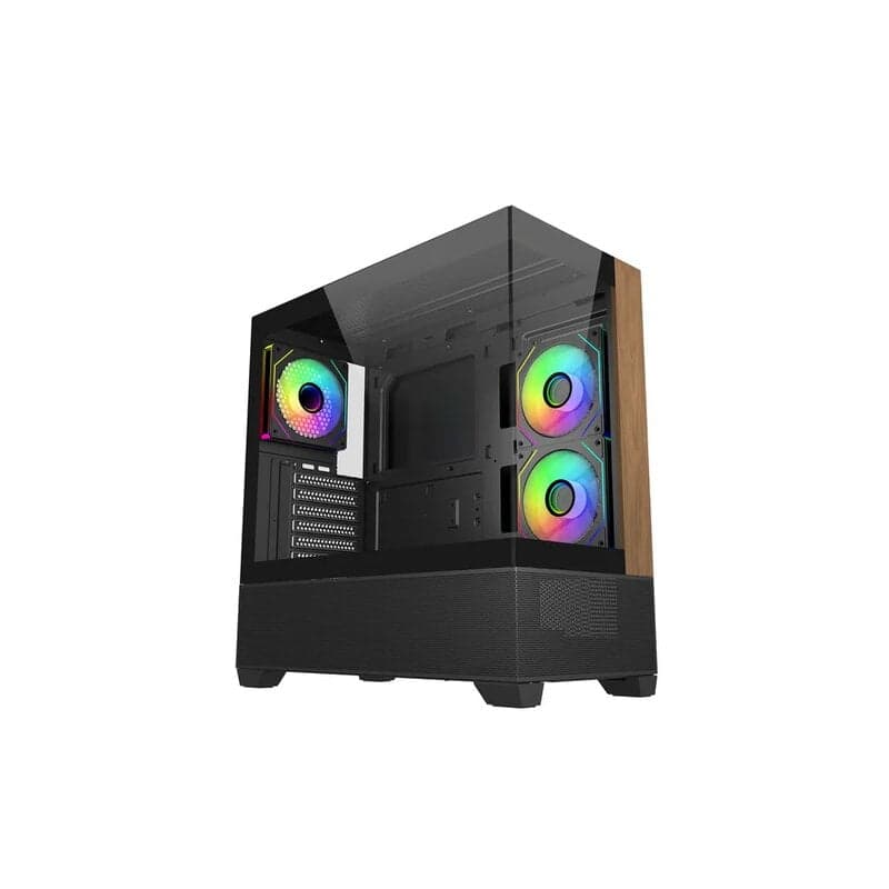 Cooler Master Elite 690 Wood - Svart