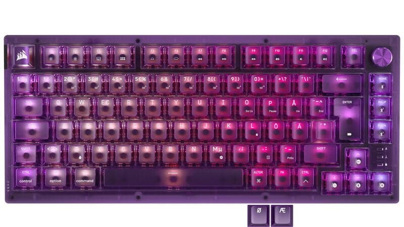 Corsair K65 PLUS Wireless 75% Atomic Purple