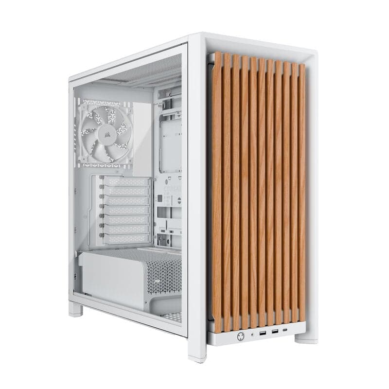 Corsair FRAME 4000D RS Wood Mid Tower (vit)