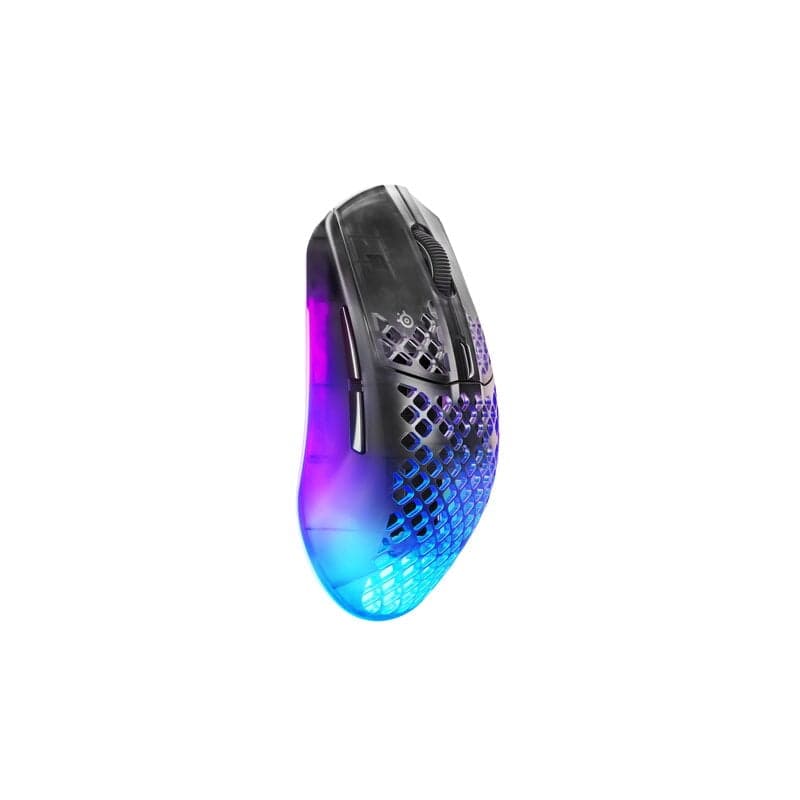SteelSeries Aerox 3 Wireless Gen 2 (Shadow) - Gamingmus - Optic - 5 knappar - Svart med RGB ljus