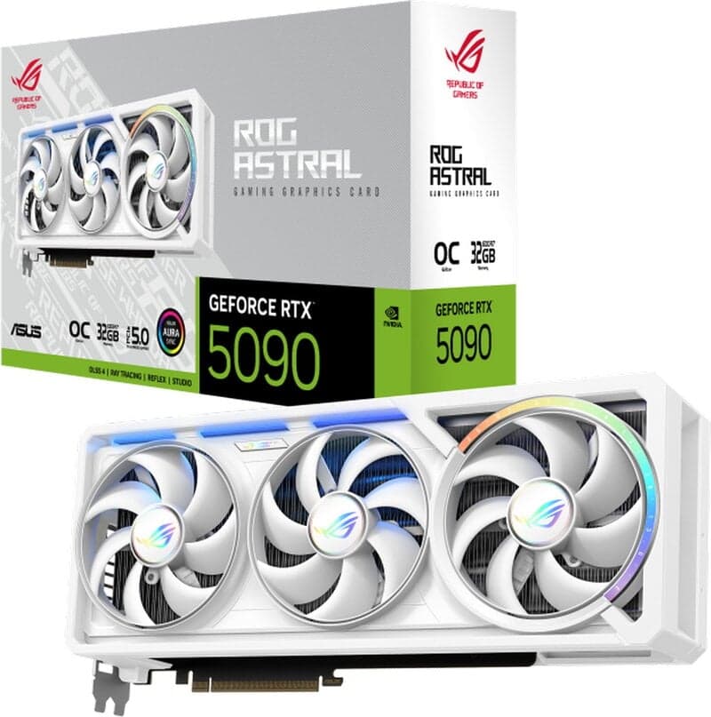 ASUS ROG Astral GeForce RTX5090 O32G - White