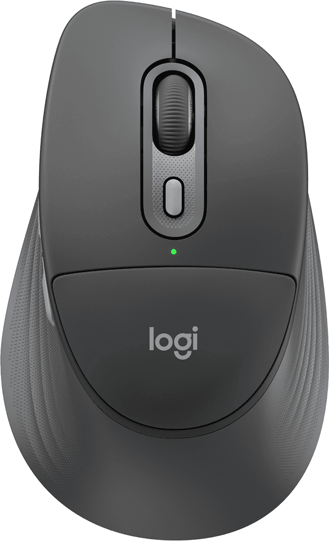 Logitech Signature Comfort Plus M850 L - Mouse - Optic - 6 knappar - Grå