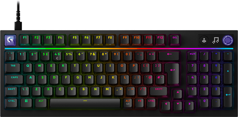 Logitech G316 X 98 - Black (Nordic) - Gaming Tangentbord - Nordisk - Svart