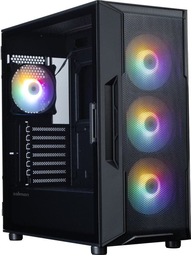 Zalman i3 NEO V2 - mid tower - ATX - Chassi - Tower - Svart