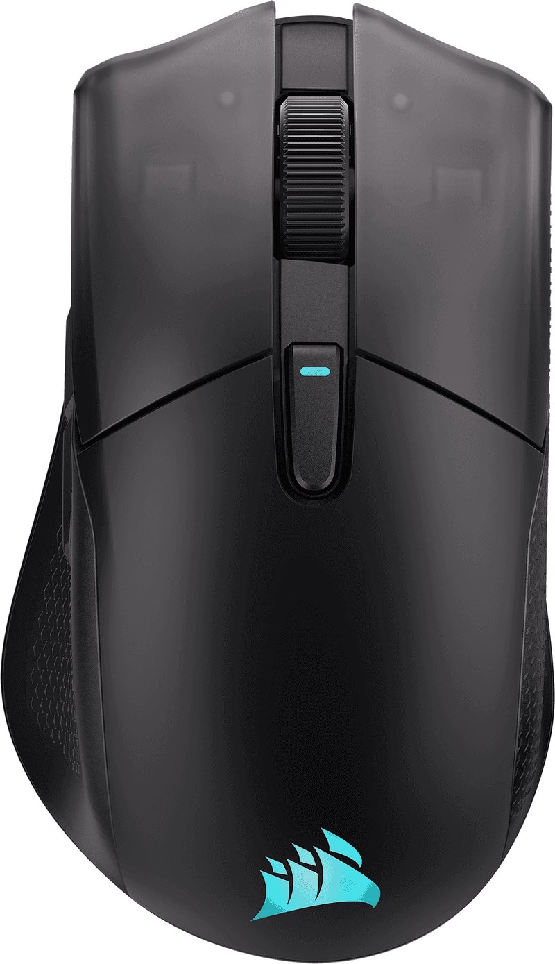 Corsair HAPROON v2 WIRELESS - Gamingmus - Optic - 6 knappar - Svart