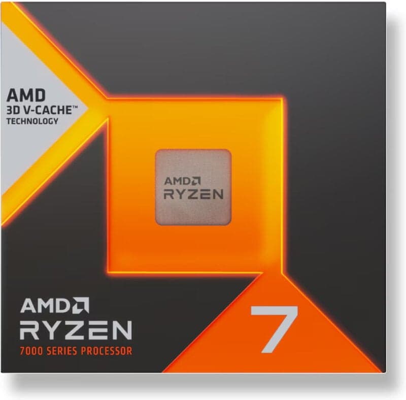 AMD Ryzen 7 7700X3D CPU - 8 kärnor - 4 GHz - AMD AM5 - AMD Boxed (utan kylare)