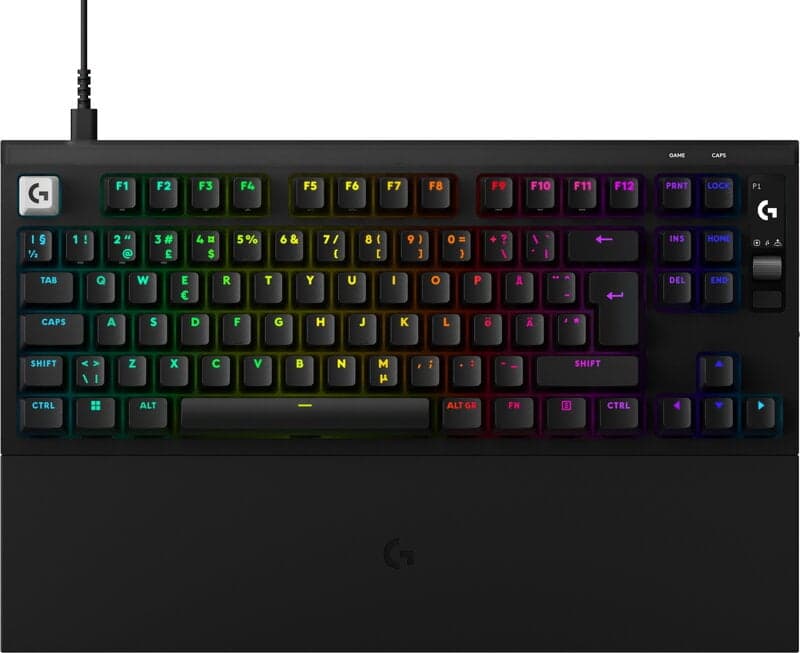 Logitech G PRO X2 RAPID TKL / 8kHz / Magnetiska Analoga Switchar / Nordisk