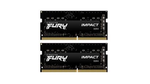 Kingston Fury Impact 16gb (2-kit) 3200mhz Ddr4 Cl20 Sodimm 16gb 3,200mt/s 260-pin So-dimm Kingston Fury Impact 16gb (2-kit) 3200mhz Ddr4 Cl20 Sodimm 16gb 3,200mt/s 260-pin So-dimm