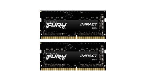 Kingston Technology Fury Impact Ram-minnen 16 Gb 2 X 8 Gb Ddr4 16gb 3200mt/s Ddr4 260-pin So-dimm Kingston Technology Fury Impact Ram-minnen 16 Gb 2 X 8 Gb Ddr4 16gb 3200mt/s Ddr4 260-pin So-dimm