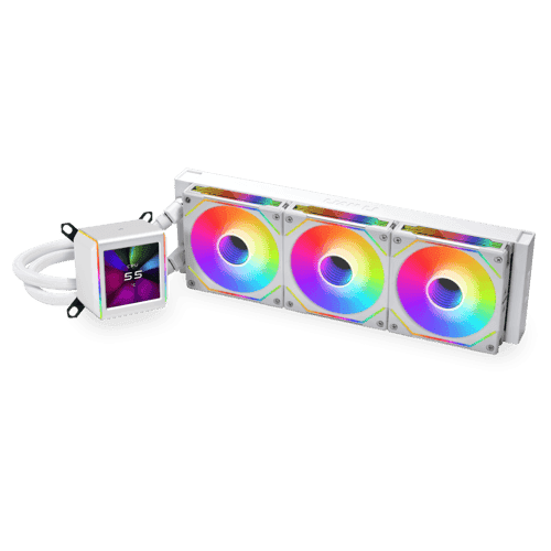 Lian-li Galahad Ii Lcd Inf 360 Vätskekylningskit Vit Lian-li Galahad Ii Lcd Inf 360 Vätskekylningskit Vit