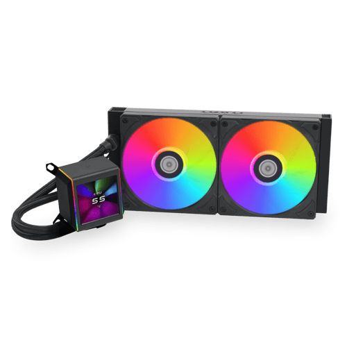 Lian-li Galahad Ii Lcd 280 Vätskekylningskit Svart Lian-li Galahad Ii Lcd 280 Vätskekylningskit Svart