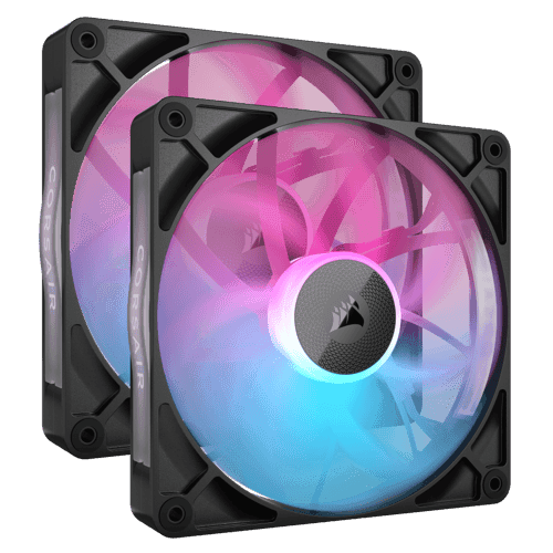 Corsair Icue Link Rx140 Rgb Pwm Expansion Fan 2p Fan Svart Corsair Icue Link Rx140 Rgb Pwm Expansion Fan 2p Fan Svart