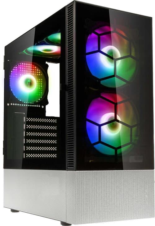 Kolink Observatory Mx Glass Argb Midi Tower Case Black/white Svart, Vit Kolink Observatory Mx Glass Argb Midi Tower Case Black/white Svart, Vit